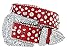 35116 50116 Women's Belts Rhinestone Belt Fashion Western Cowgirl Bling Studded Design Leather Belt