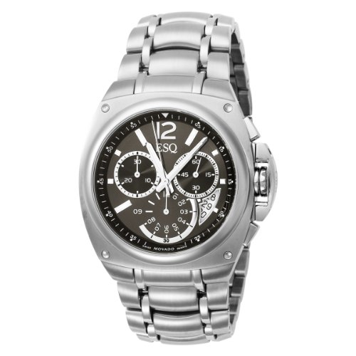ESQ by Movado Men's 7301333 Bracer Stainless-Steel Bracelet Black Dial Watch