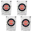 Detroit Pistons NBA 4pc Square Shot Glass Set