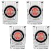 Detroit Pistons NBA 4pc Square Shot Glass Set by Great American Products