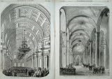 RUSSIAN CORONATION 1856 SALLE ANDRE GEORGES HALL PRINT