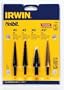 Irwin Industrial Tools 10228 Unibit 228 Step Drill Bit Set 4-Piece