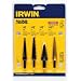 Irwin Industrial Tools 10228 Unibit 228 Step Drill Bit Set 4-Piece
