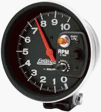 Auto Meter Autogage 5 Pedestal Mount Tachometer Shift-Lite