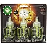 Air Wick Life Scented Oil Plug In Air Freshener Refills, Pear, Pie Crust and Vanilla, 3 Count