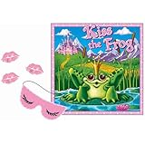 Kiss The Frog Party Game (mask & 12 lips included) Party Accessory  (1 count) (1/Pkg)