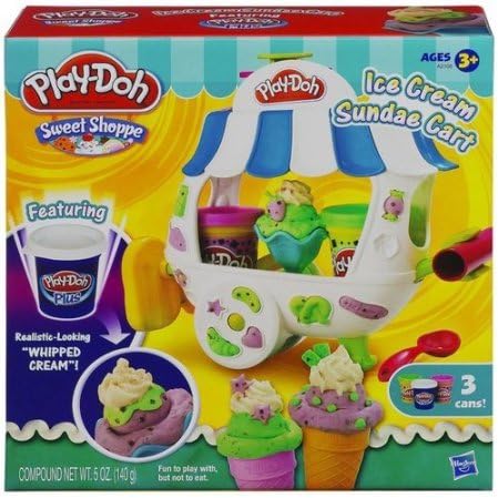 Play-Doh Sweet Shoppe Ice Cream Sundae Cart Play Set