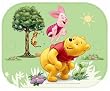 Winnie Pooh WPSAA013 Sonnenschutz Piglet, 36x45 cm,paar
