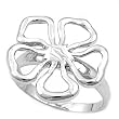 Sterling Silver Ring - Flower - Size: 5-9 Sterling Silver Ring - Flower - Size: 5-9