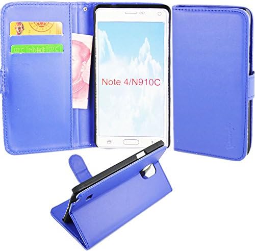 Samsung Galaxy 4 Note Case - Latest Wallet Leather Android Flip Phone Case with Foldable Stand, Money Pocket, Pocket ID, Credit Cards - Verus, AT&amp;T, Sprint, International, T-Mobil, Unlocked - Including Limited Screen Protection - Best Cover Guarantee