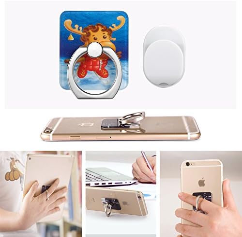 BYAO,Mobile Phone Ring Holder/Smart devices holder/Anti-theft Clasp/Anti-drop/360 Degree Rotating Ring Holder Mobile Phone Stand for Phone/Pad and Car Ring Holder for Cell Phone (Lucky Bull)