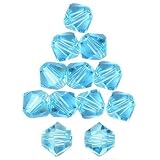 12 Light Azore Bicone Swarovski Crystal Beads 4mm New