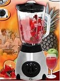 Electronics : Professional satin stainless steel ICE CRUSHER Blender MIXER 1,5 litres 500 W with Glascontainer