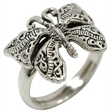 Beautiful Butterfly - Sterling Silver Ring
