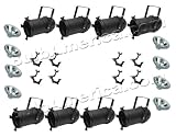 Par 64 Cans, Osram 1000w Par64 Medium Flood Lamps, O - Clamps ( L555 ) - B000N4Z7FQ