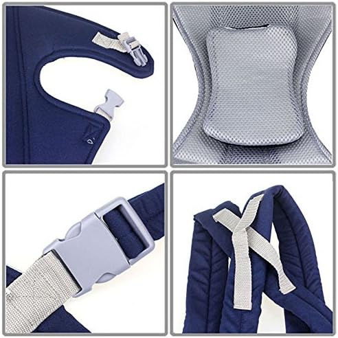 FORWORD Adjustable Infant Baby Carrier Newborn Kid Sling Wrap Front Back Rider Backpack Pouch Bag Original Ultralight Miracle (Blue)