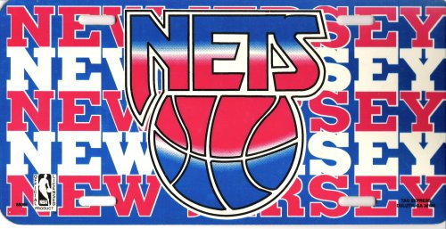 NEW JERSEY NETS NBA LICENSE PLATE
