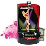 Pole Dancer Stripper Alarm Clock With Flashing Lights & Music