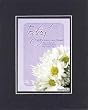 Today I will marry my friend . . . 8 x 10 Inches Biblical/Religious Verses set in Double Beveled Matting - A Timeless and Priceless Poetry Keepsake Collection
