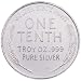 One Tenth Ounce Silver Indian Design Round