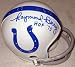 Raymond Berry Autographed/Hand Signed Baltimore Colts 2 Bar Mini Helmet HOF 73