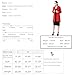 Miya Women's Faux Leather Jacket Quilted Bomber Jacket Short Coat Red Large