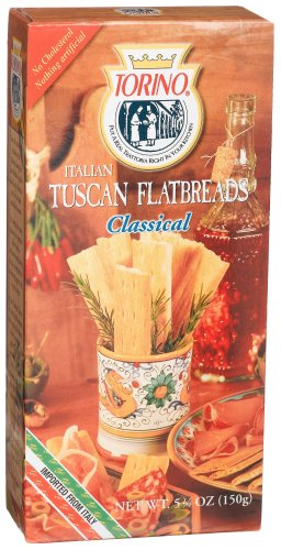 Torino Classical Tuscan Flatbreads, 5.25-Ounce Boxes (Pack of 12) by Torino