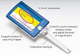 Optelec Compact + 4.3 Inch Color Portable Video Magnifier 3 Hrs. of Battery Use!