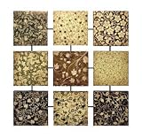 Collage Tile Metal Abstract Wall Art Hanging Unique