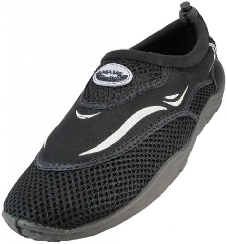WavePro Women's Water Shoes with Elastic Mesh and Soft Removable Insole