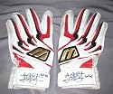 Jordan Schafer Autographed/Hand Signed Game Used Mizuno Batting Gloves Braves