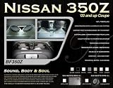 BassForms BF350Z 2003 Nissan Coupe 2-Inch - 10-Inch Sealed Fiber Glass Enclosure
