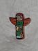 NATIVE AMERICAN INDIAN TOTEM POLE PACIFIC COAST TRIBAL THEME WOVEN CORD ART MACRAME, JEWELRY MAKING, WOODEN Out-of-Production FOCAL DECOR BEAD / Great for Bracelets, Necklace Focal Pendants, Woodcraft Decoration, Beading, School Teacher Classroom Bead and Clay Projects, Wall Hanger Art, Stitchery Sewing Fashion and more