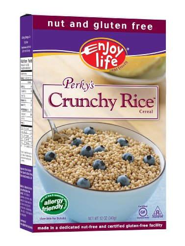 Enjoy Life Enjoy Life, Perky's Crunchy Rice Cereal, 10-Ounce Boxes (Pack of 12)