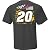 Matt Kenseth NASCAR #20 Dewalt Fan Up T-Shirt-Grey