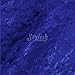 Crushed Panne Velour Fabric Royal by the yard or wholesale - 1 Yard