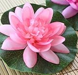 山久 仏様のお供に【浮き蓮】 ピンク6個組 1007-6732ｐi (CT触媒加工) 蓮 ロータス 【造花】
