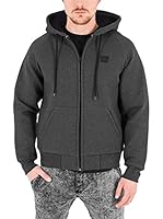 Urban Classics Sudadera con Cierre (Gris Oscuro)