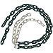 Swing Set Stuff Inc. Coated Trapeze Swing Chain with SSS Logo Sticker, Green, 3 1/2'