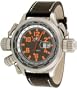 Adee Kaye #AK5016-M4 Men's Scuba Master World Time Watch (Orange Numbers)