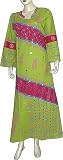 Womens Dress Party  Evening Wear Caftans Formal Gowns Cotton Size S (kftn743)