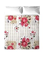 Montesinos Juego De Sábanas (Beige/Rosa)