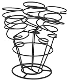 Oenophilia 6-Bottle Bouquet Wine Rack, Black