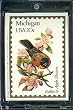1991 Bon Air Michigan Stamp Replica Trading Card #22
