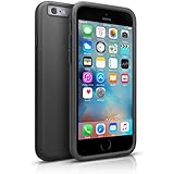 iPhone 6S Case, Maxboost&reg; [DuraSLIM Series] Protective Cases for iPhone 6 / iPhone 6S (4.7-inch) Dual-Layer Soft Touch TPU Bumper Hard Solid Polycarbonate Back Cover - Black