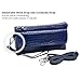 befen Leather Wristlet Wallet Clutch Women Smartphone Cross Body Wallet with Card slots/Shoulder strap/Wrist Strap - Saphhire Blue