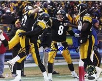 Tommy Maddux and Antwaan Randle El Pittsburgh Steelers 8x10 Dual Autographed Photograph