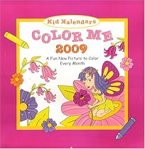 Kids Kalendars Color Me Fantasy Fairies 2009 Calendar