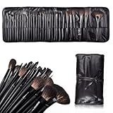 niceeshop(TM) 32 Pcs Professional Cosmetic Makeup Brush Set Kit with Synthetic Leather Case,Black