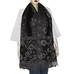 Wraps Stoles Wool for Womens India 27 x 72 inches